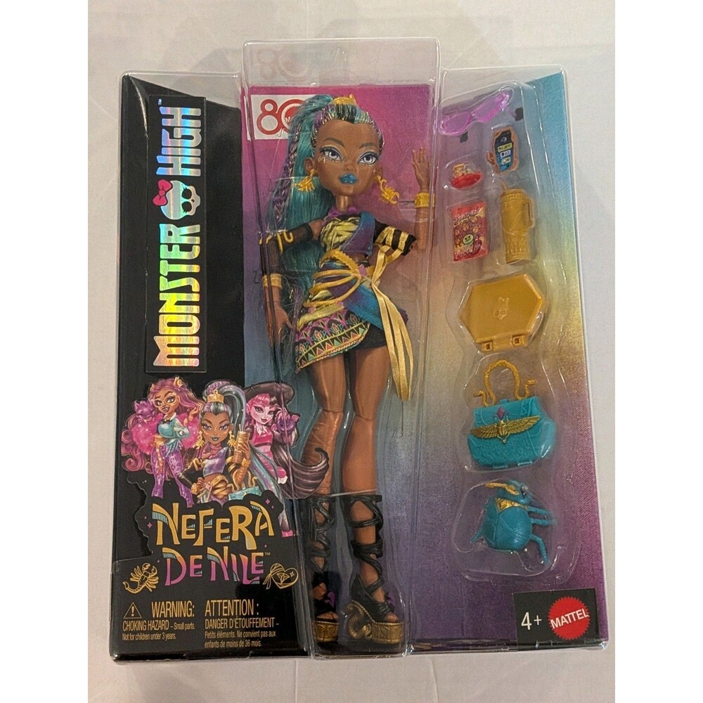 Monster High Nefera De Nile Doll with Pet Scarab Lavish